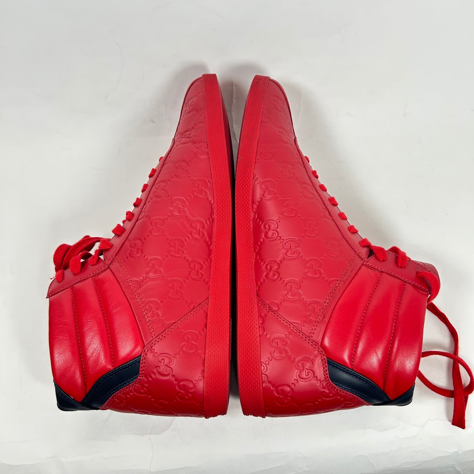 Gucci Red Signature High Top Size 9
