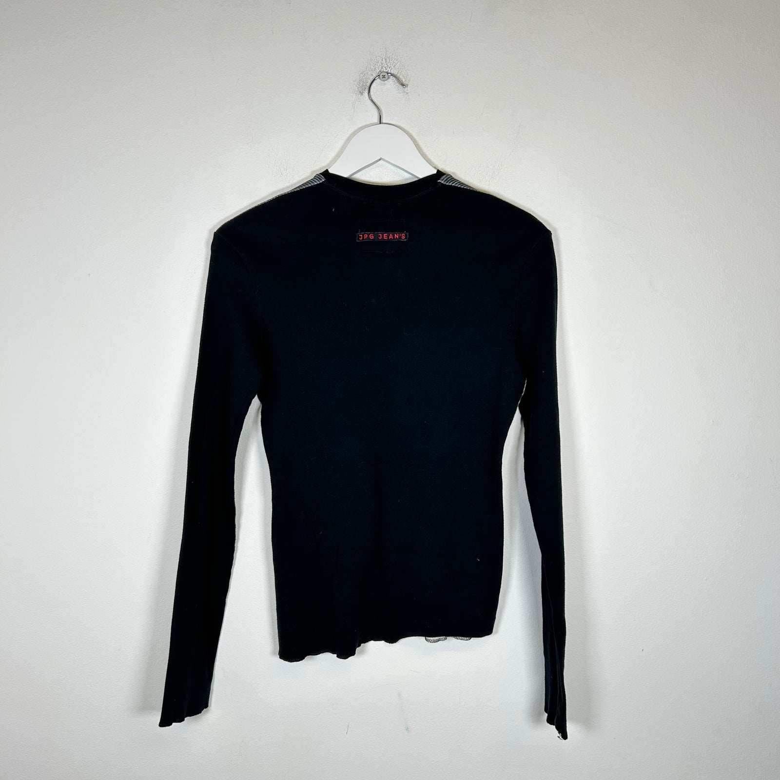 Jean Paul Gaultier Jeans Mesh Mohawk Punk Longsleeve Size L