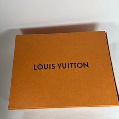 Louis Vuitton Orange Denim Monogram Trainer Size LV 9