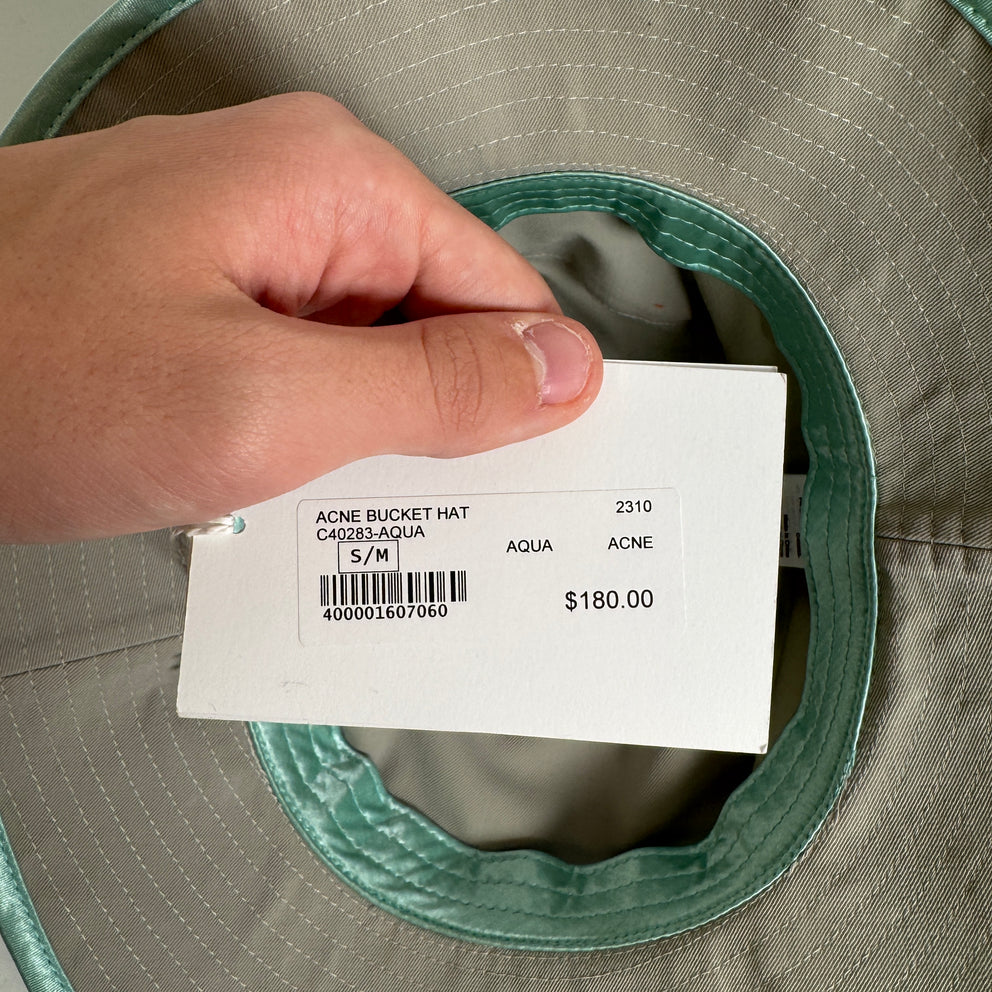 Acne Studios Mint Bucket Hat Size S/M