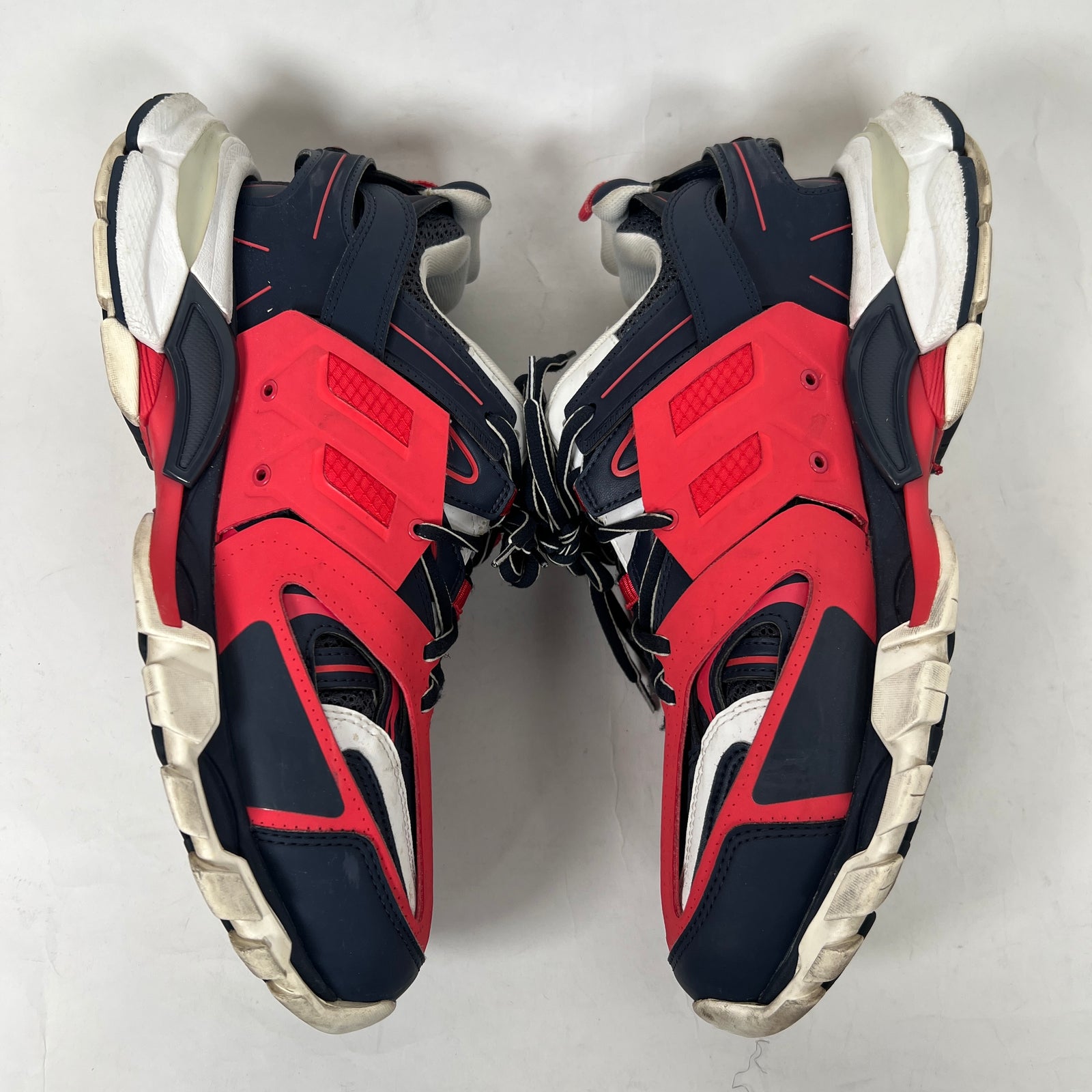 Balenciaga Navy/Red LED Track Sneaker Size 43