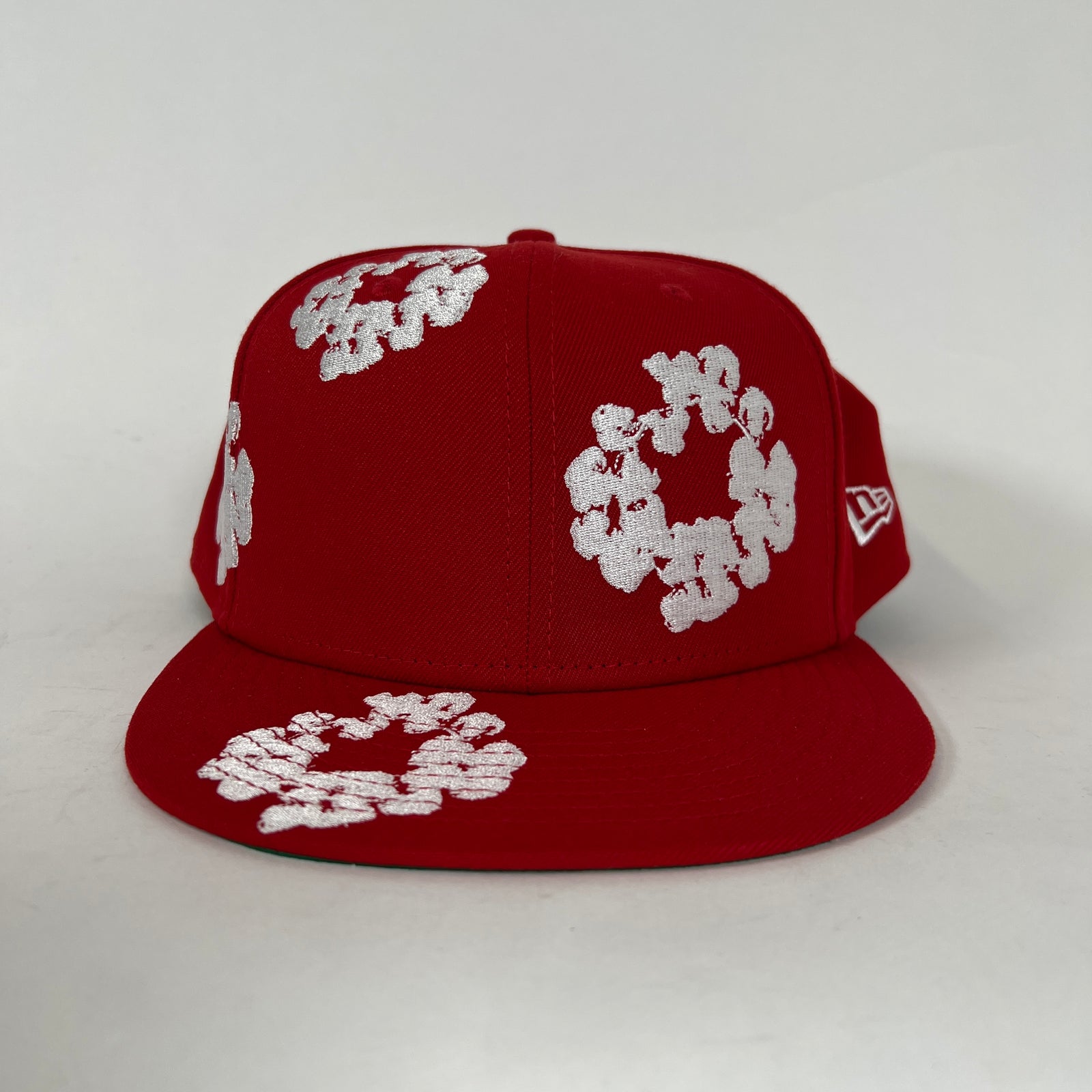 Denim Tears Red Fitted Hat Size 7 7/8
