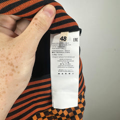 Marni Orange Checkered Lounge Pants Size 48
