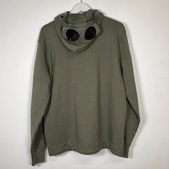 CP Company Olive Zip Up Hoodie Sz L