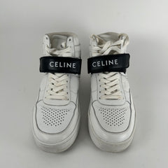 Celine CT-03 White High Trainers Size 8