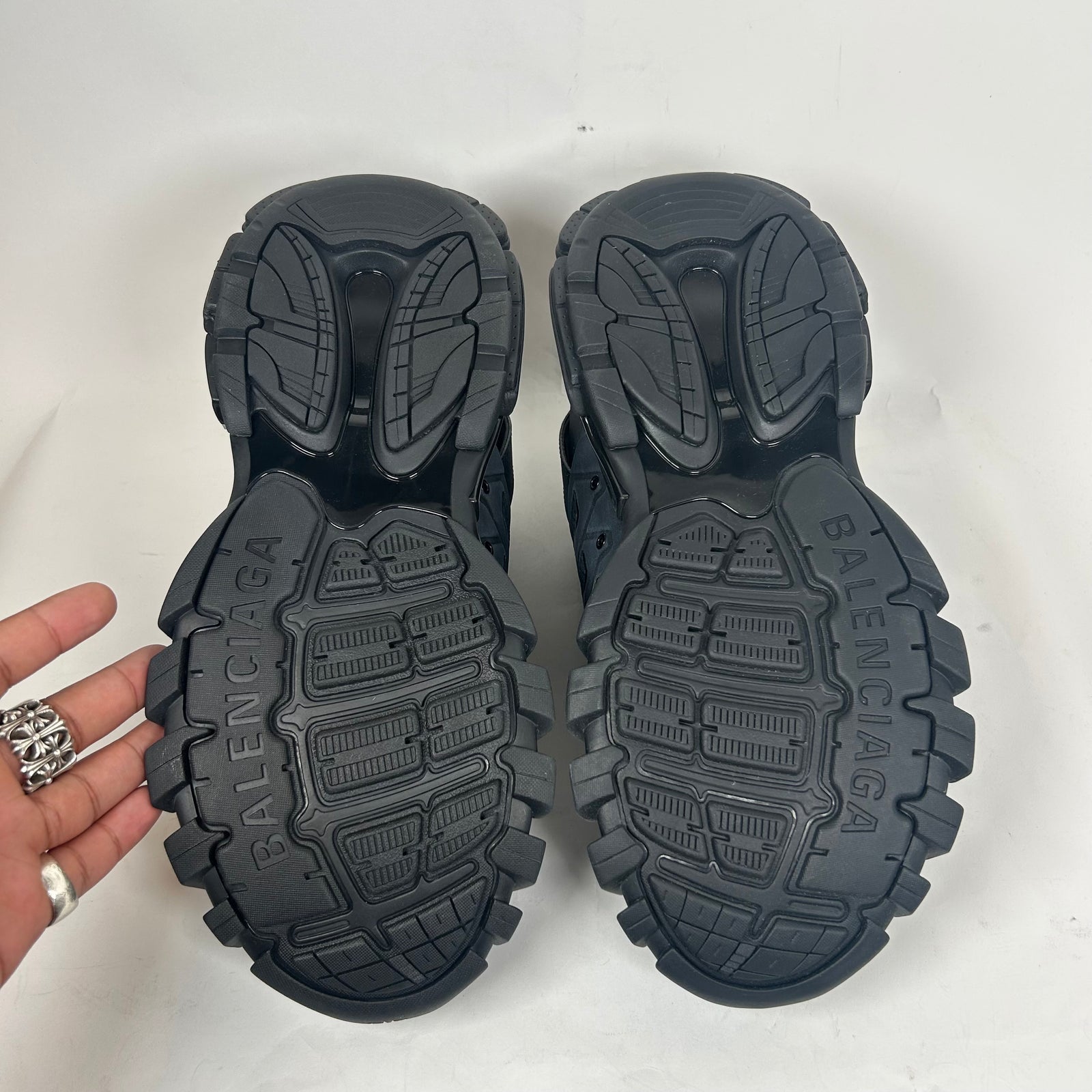 Balenciaga Black LED Track Sneaker Size 46