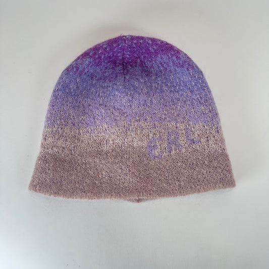 ERL Gradient Knit Beanie In Purple