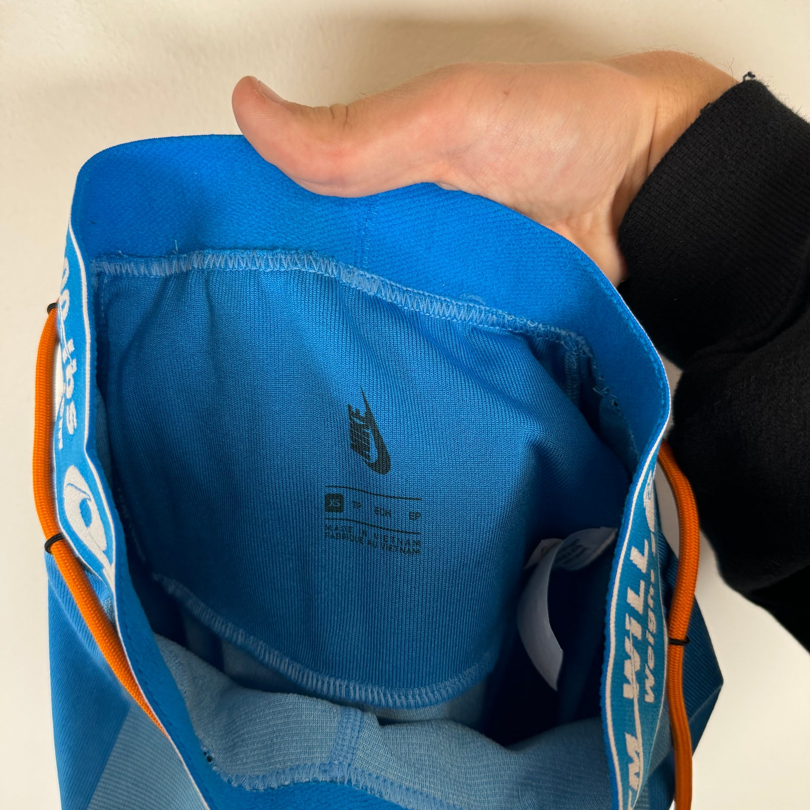 Off-White x Nike Blue Women's Easy Run Leggings Size XS