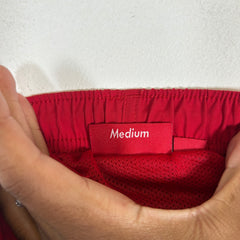 Supreme Red Arc Logo Swim Trunks Size M