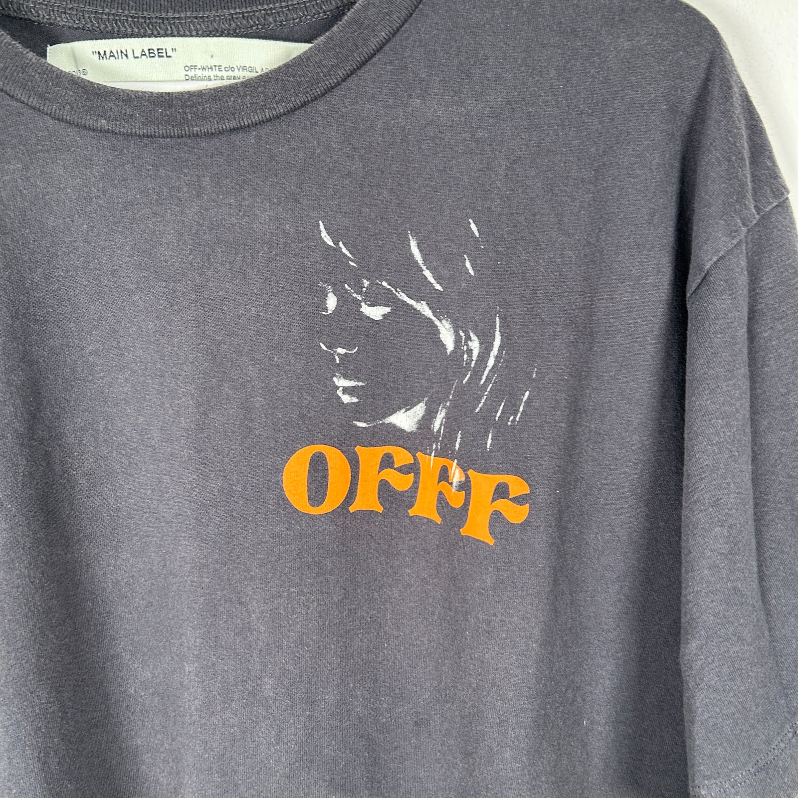 Off-White 'Beige' Graphic T-Shirt Size S