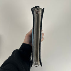 Balenciaga Bazar Striped Leather Crossbody