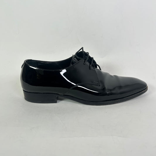 Saint Laurent Black Patent Leather Oxfords Size 40