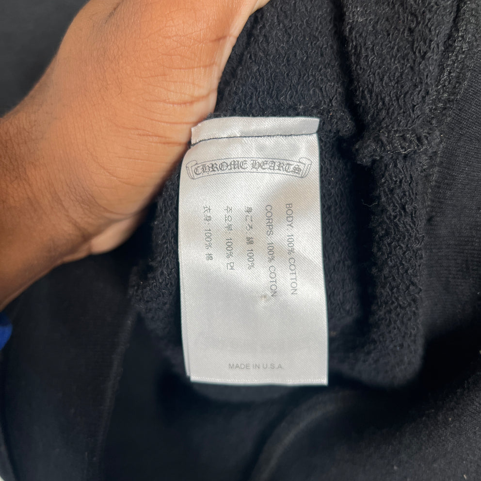 Chrome Hearts Black Matty Boy Chomper Hoodie Size S