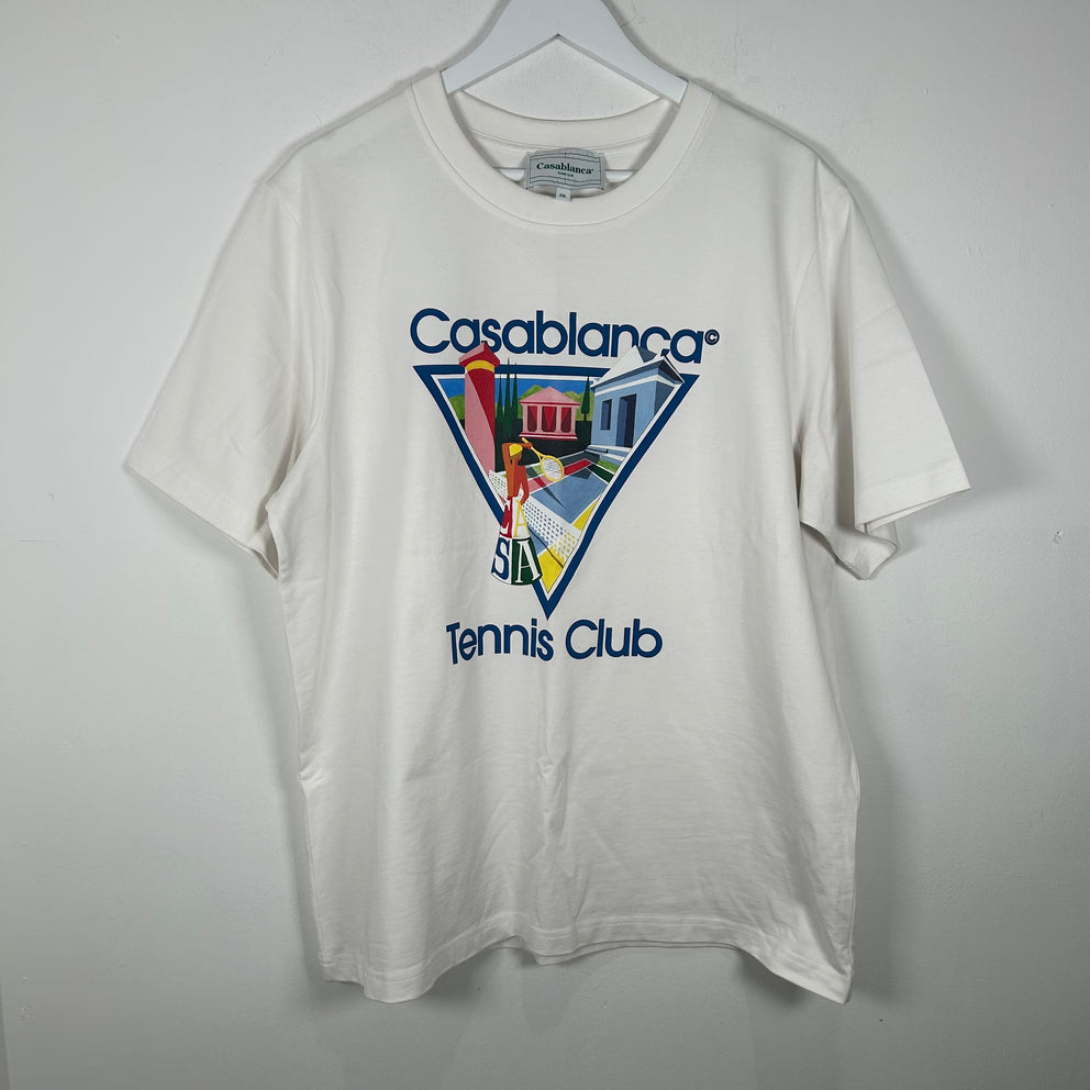 Casablanca White 'Tennis Club' Size XXL