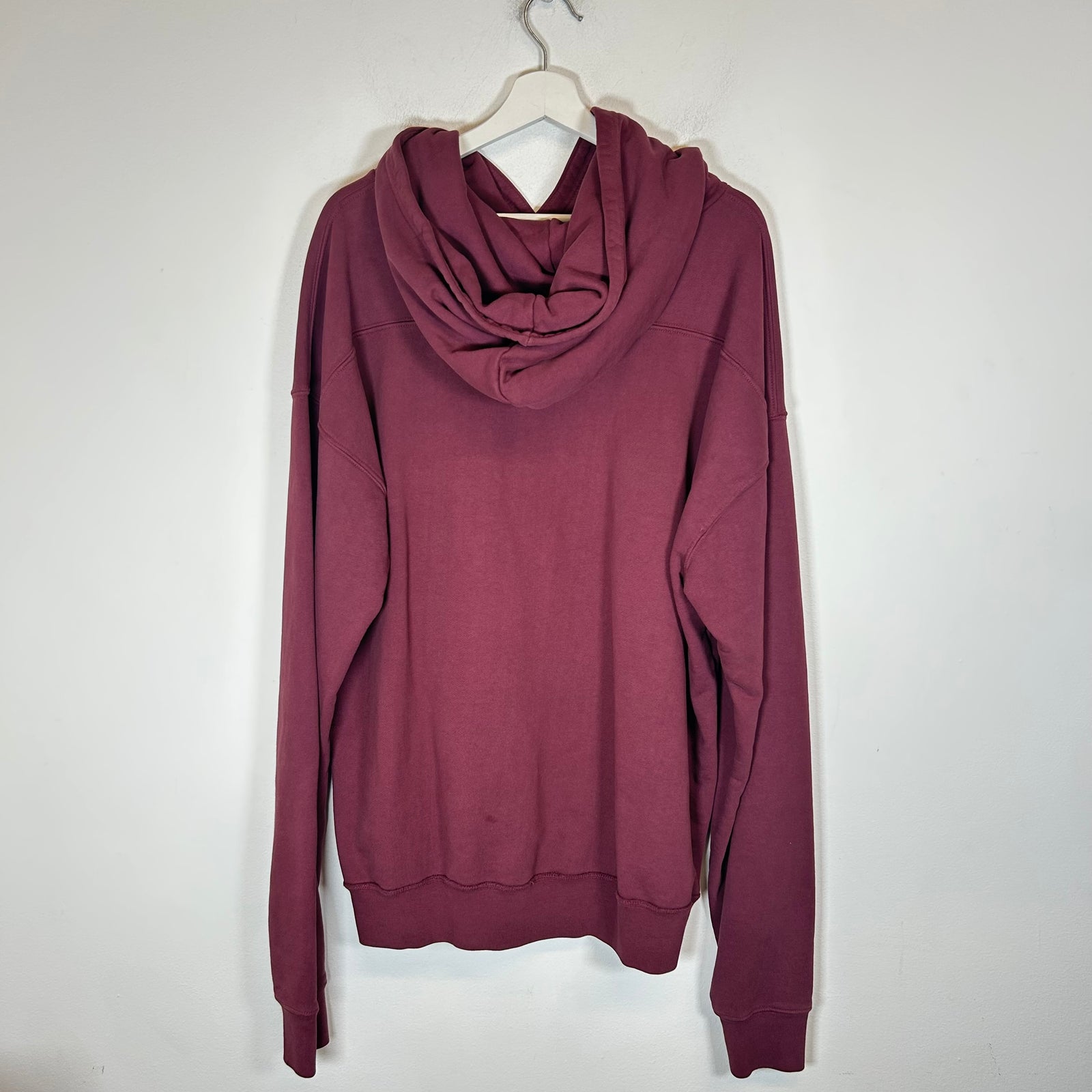 Rhude Burgundy Chateau De Rhude Hoodie Size XL