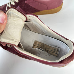 Maison Margiela Maroon/Gum Gat Trainers Size 10