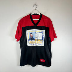 Supreme Red/Black Ol' Dirty Bastard Football Jersey Size L