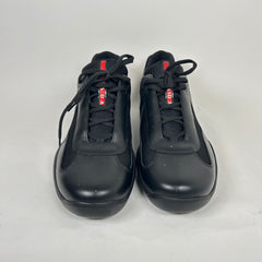 Prada Black Cup Low Sneakers Size 11