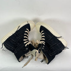 Rick Owens Black Distressed Ramones Size 42