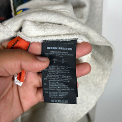 Heron Preston Grey Split Logo Crewneck Size S