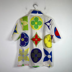 Louis Vuitton Multi Color Monogram Button-Up Shirt