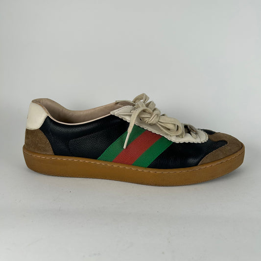 Gucci Black G74 Army Trainer Size 10.5