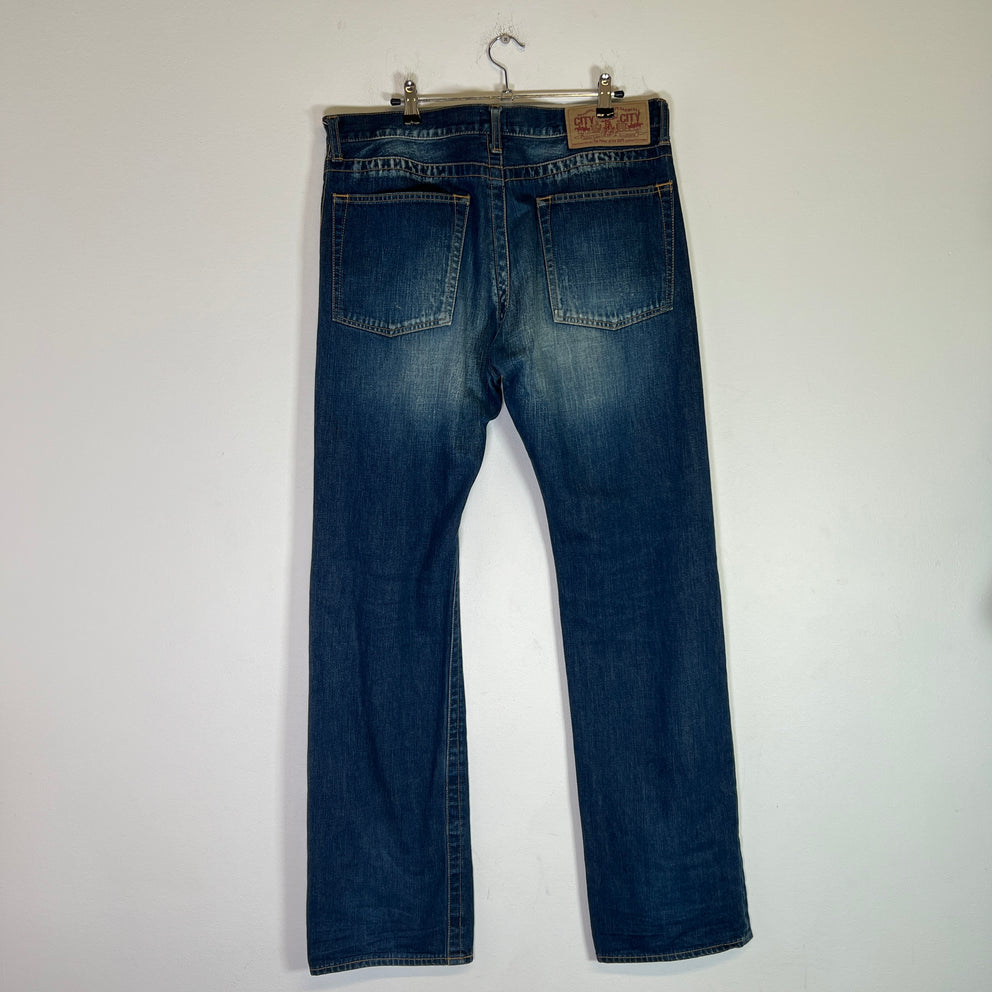 A Bathing Ape 'Twin Sta' Loose Fit Jeans Size 36