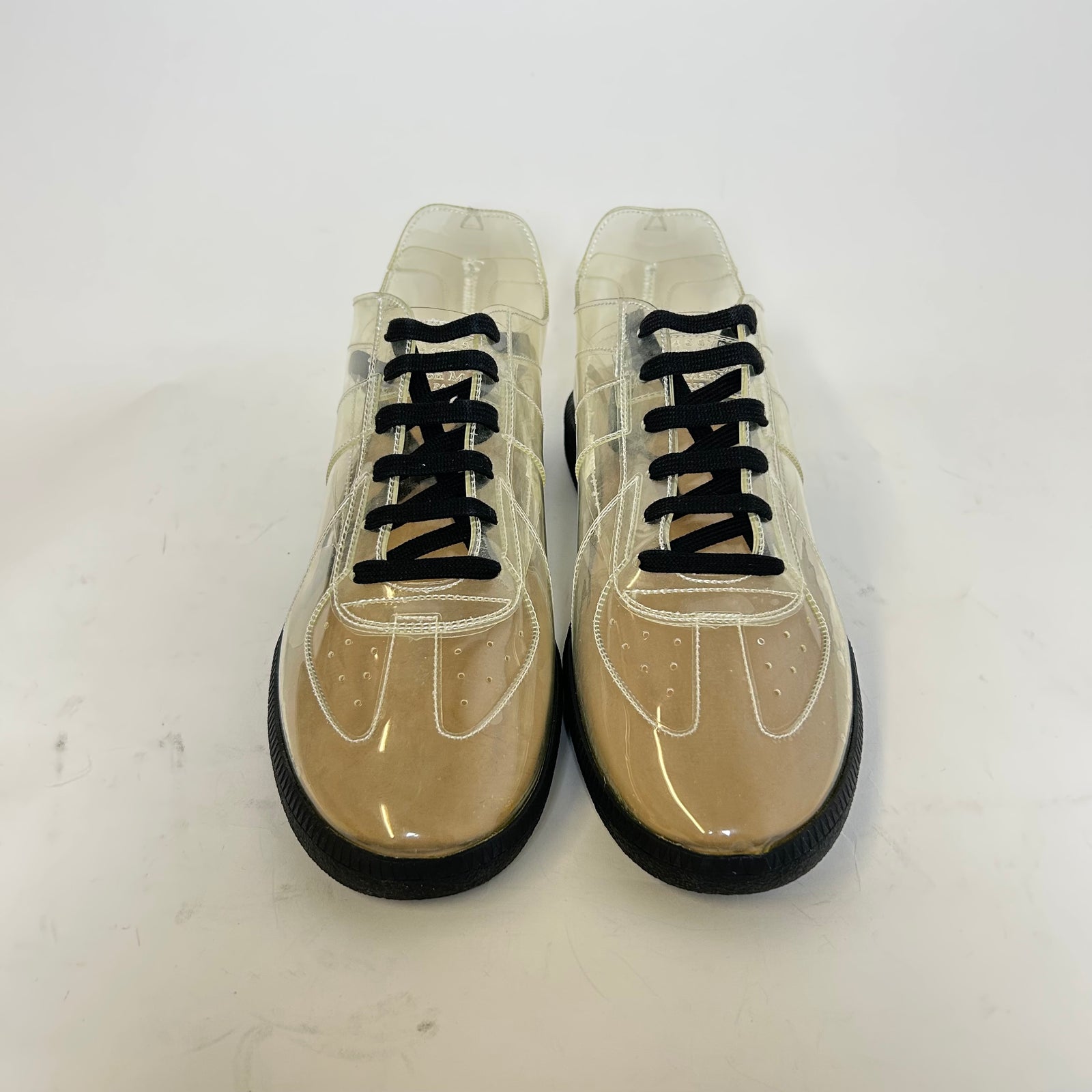 Maison Margiela Transparent Black Gum Gats Size 46