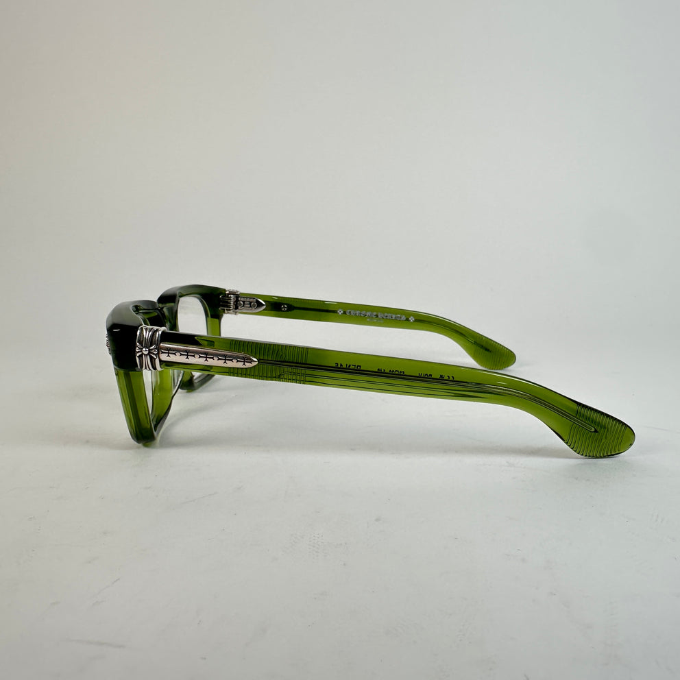Chrome Hearts Green 'Pen 15' Glasses