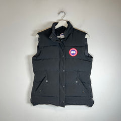 Canada Goose Black Women's Down Vest Size M