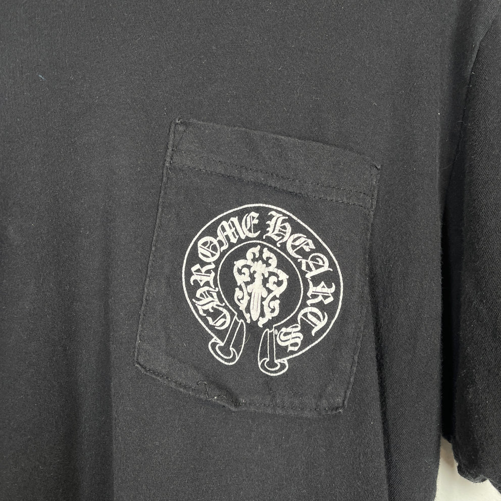 Chrome Hearts Black American Flag T-Shirt Size M