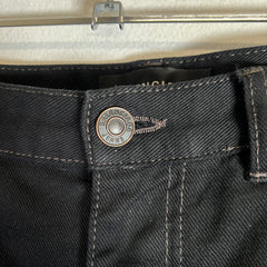 Balenciaga Black Destroyed-Cut Jeans