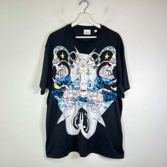 Burberry Montage Print Oversized T-Shirt