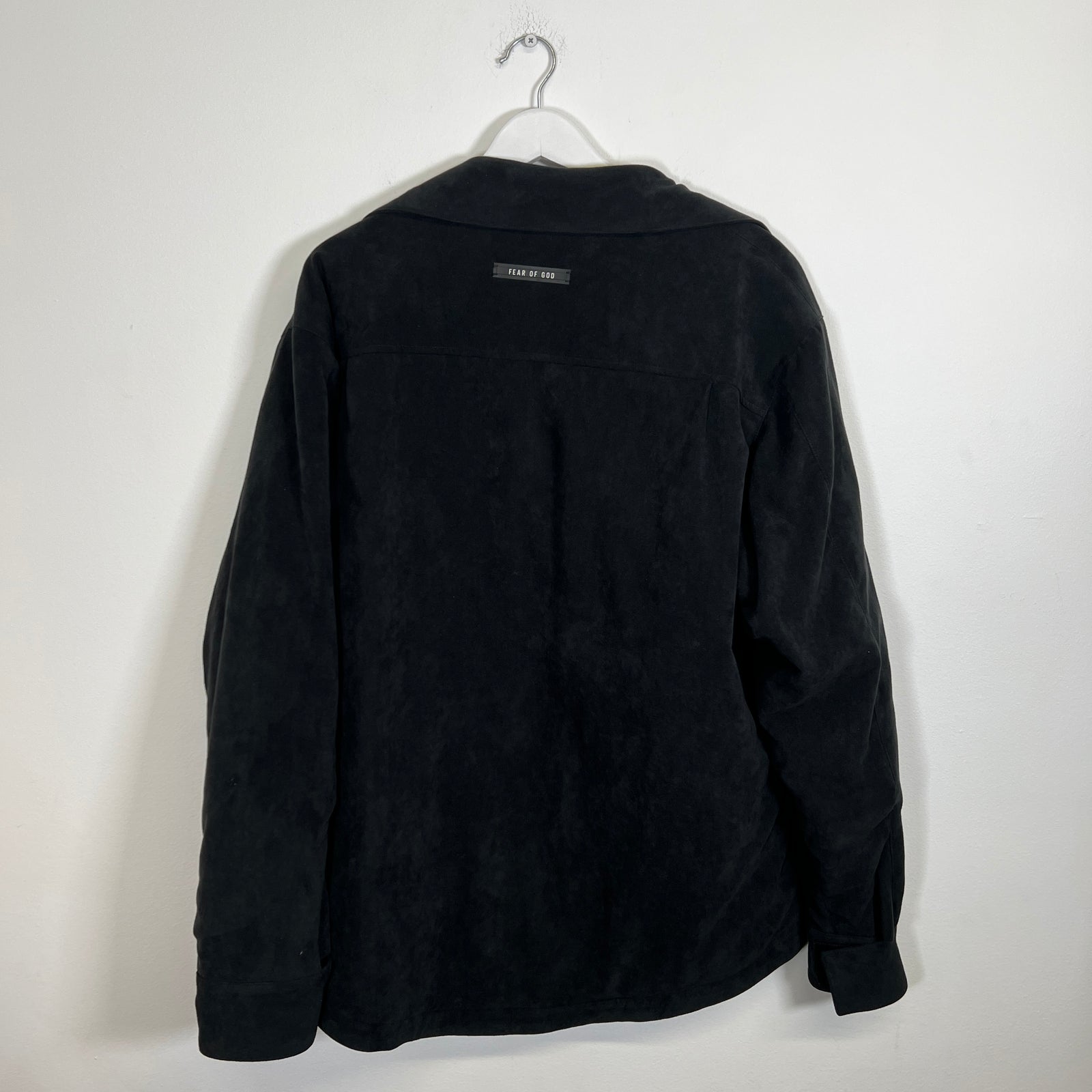 Fear of God Black Suede Jacket Size L
