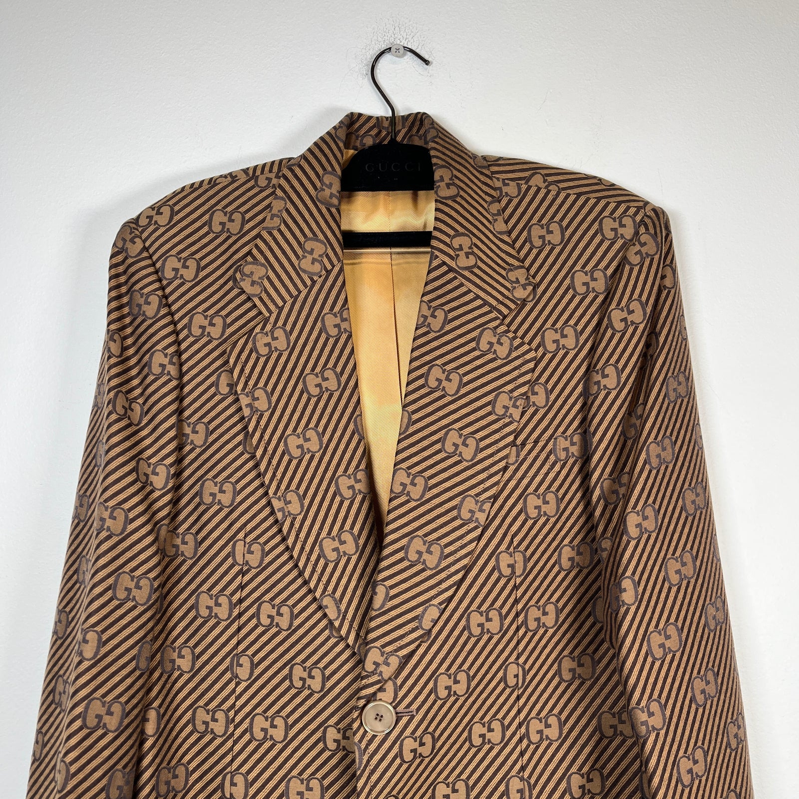 Gucci Diagonal GG Monogram Brown Suit Set