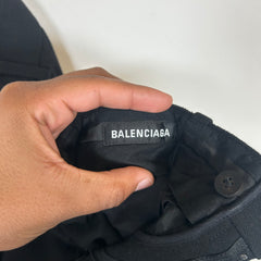 Balenciaga Black Wool Trousers Size 46
