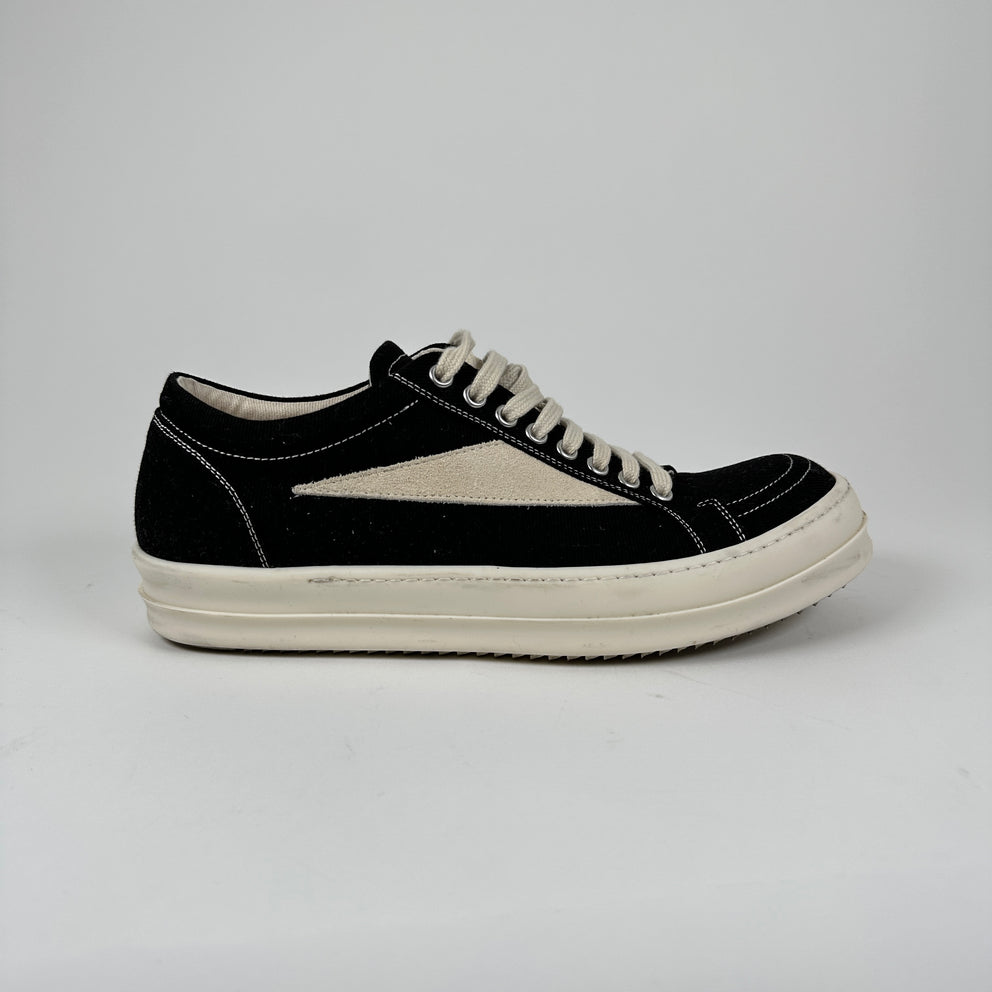 Rick Owen DRKSHDW Vintage Black Low Top Size 9