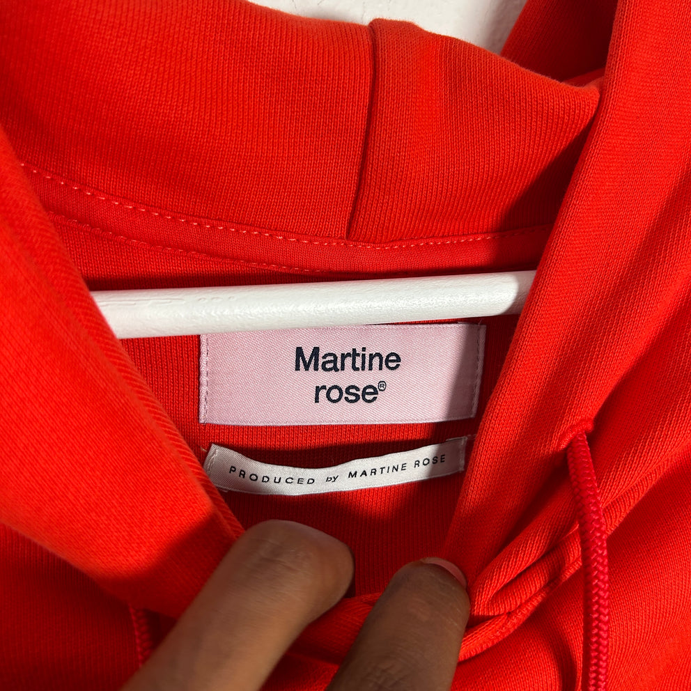 Martine Rose Red Classic Hoodie Size Medium