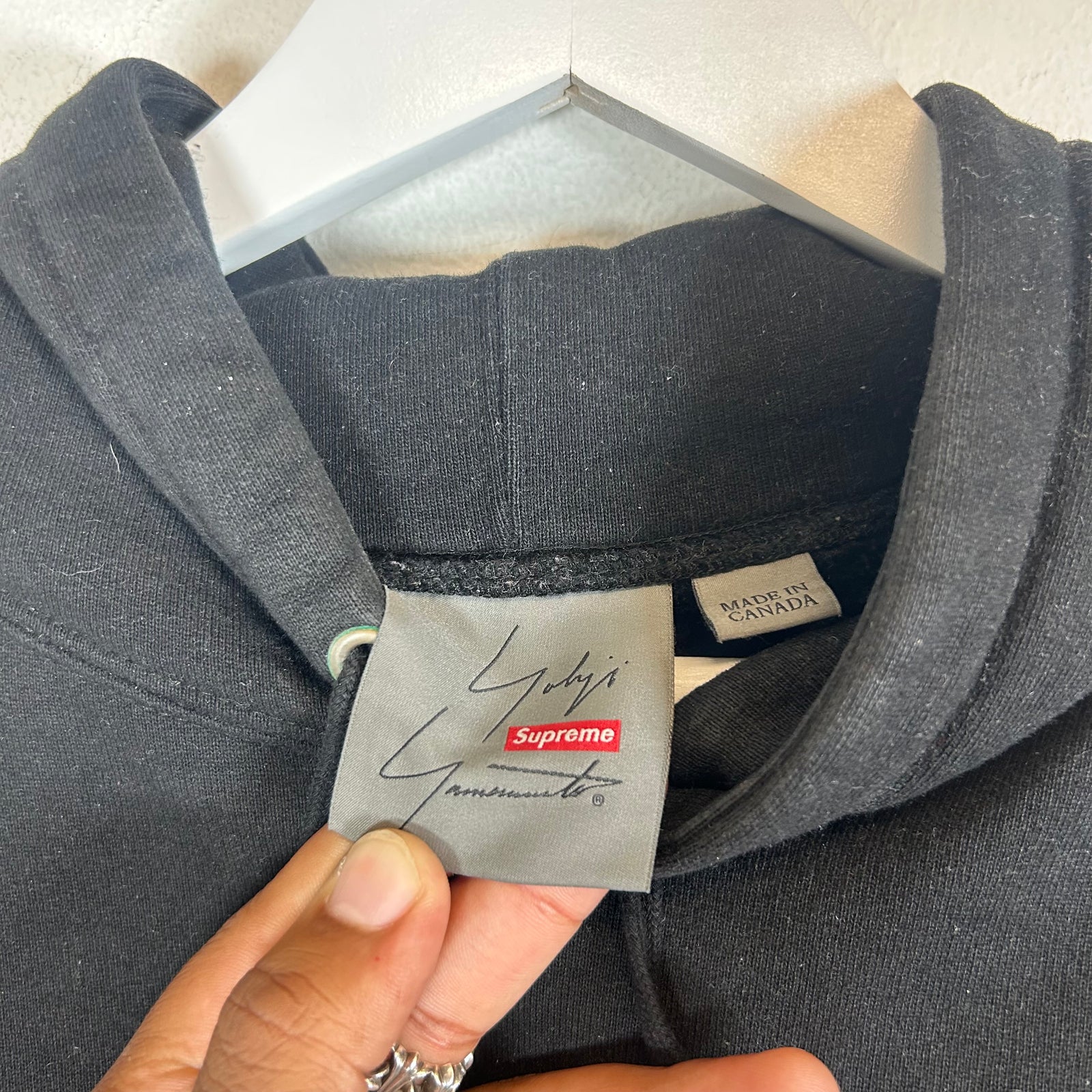 Supreme x Yohji Yomamoto FW22 Black Tekken Hoodie Size M