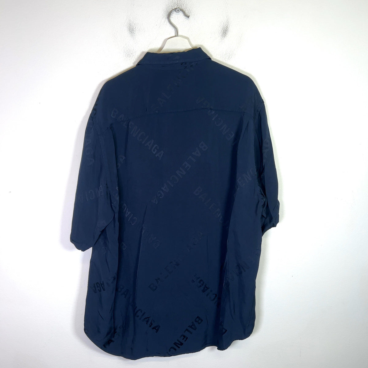 Balenciaga SS26 Monogram Fluid Viscose Shirt