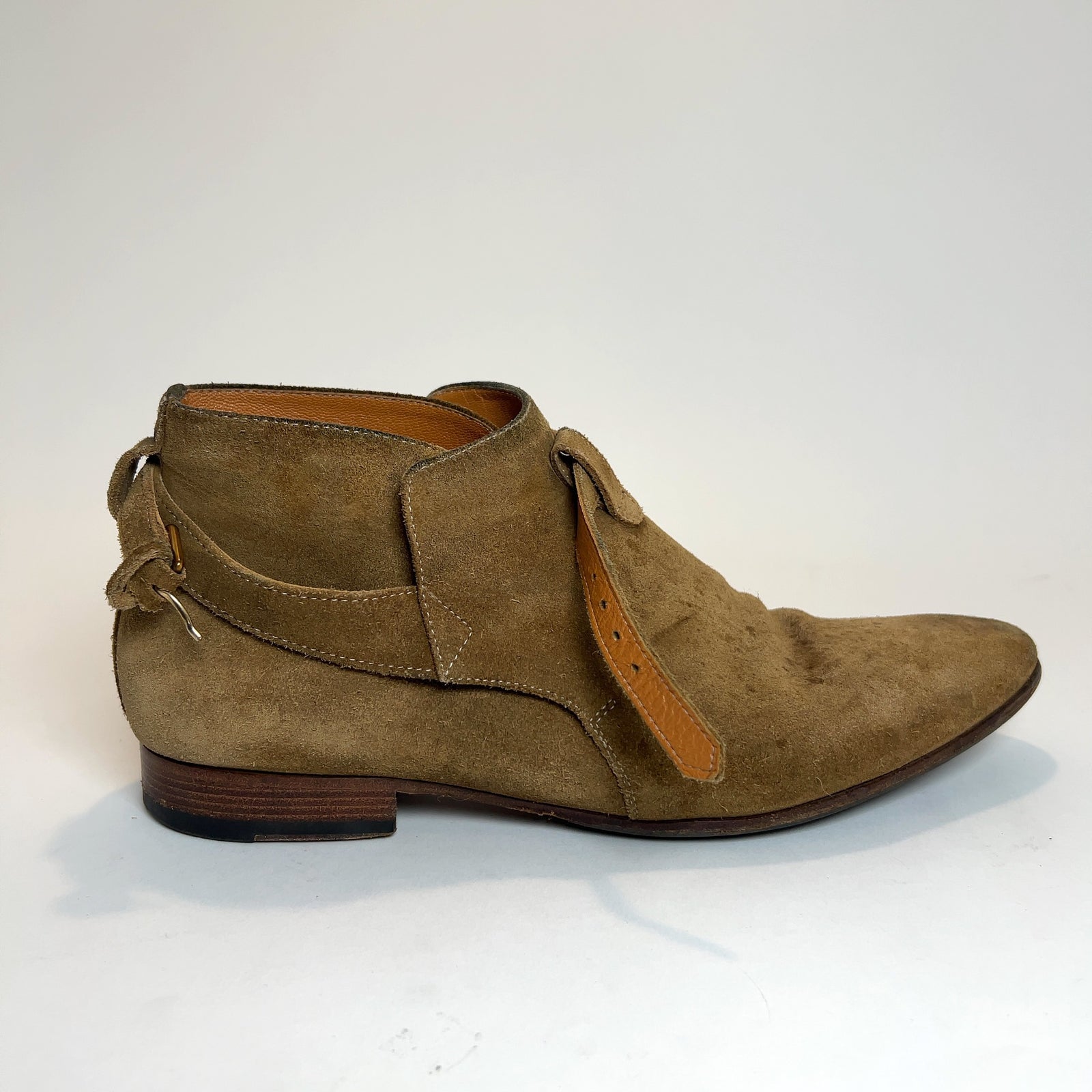 Saint Laurent Jodhpur Low Suede Boots