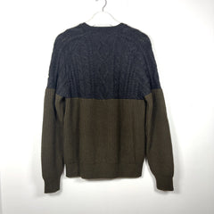 Moncler Cable Knit Logo Patch Sweater