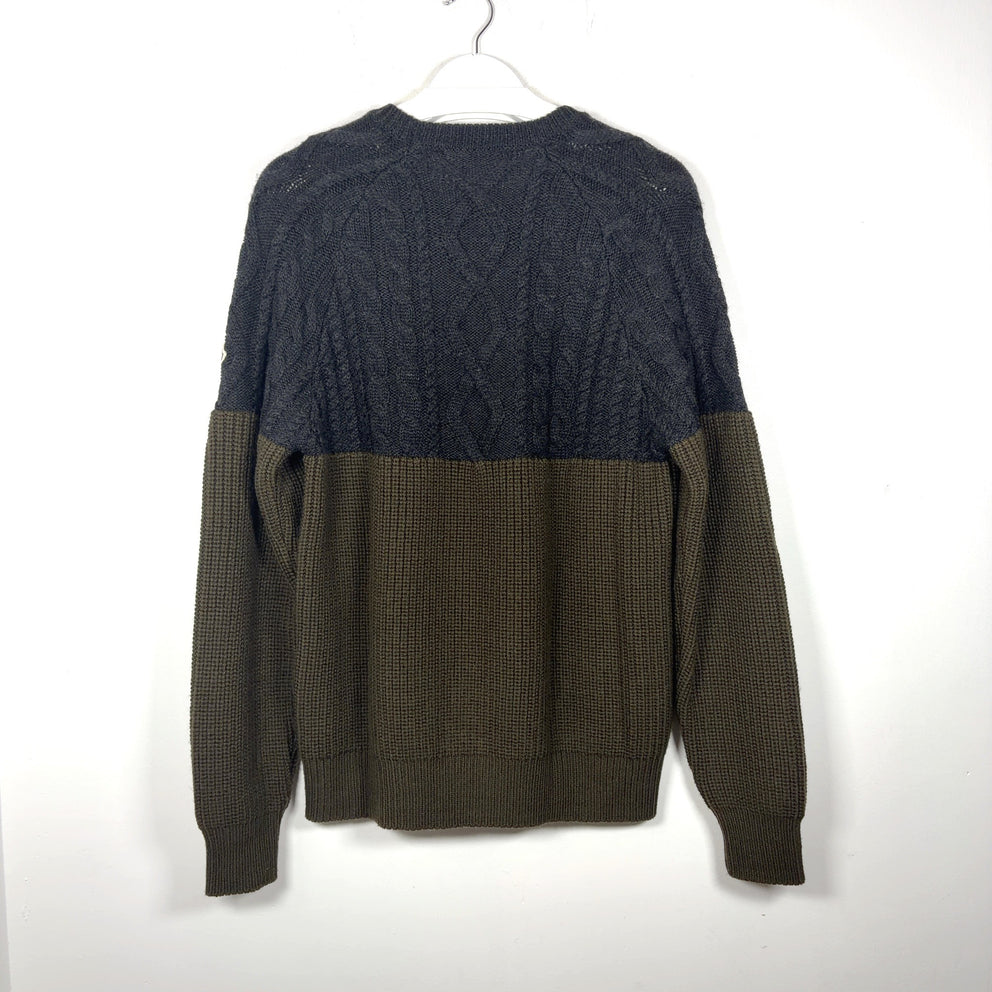 Moncler Cable Knit Logo Patch Sweater