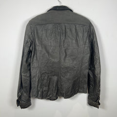 Carpe Diem 'Work Of 2003' Leather Shirt Jacket