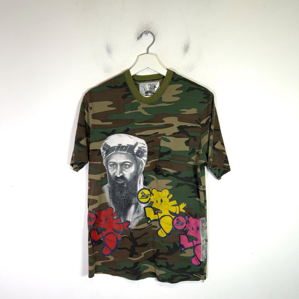 Sicko Camo 'Born From Pain' Osama Logo T-Shirt