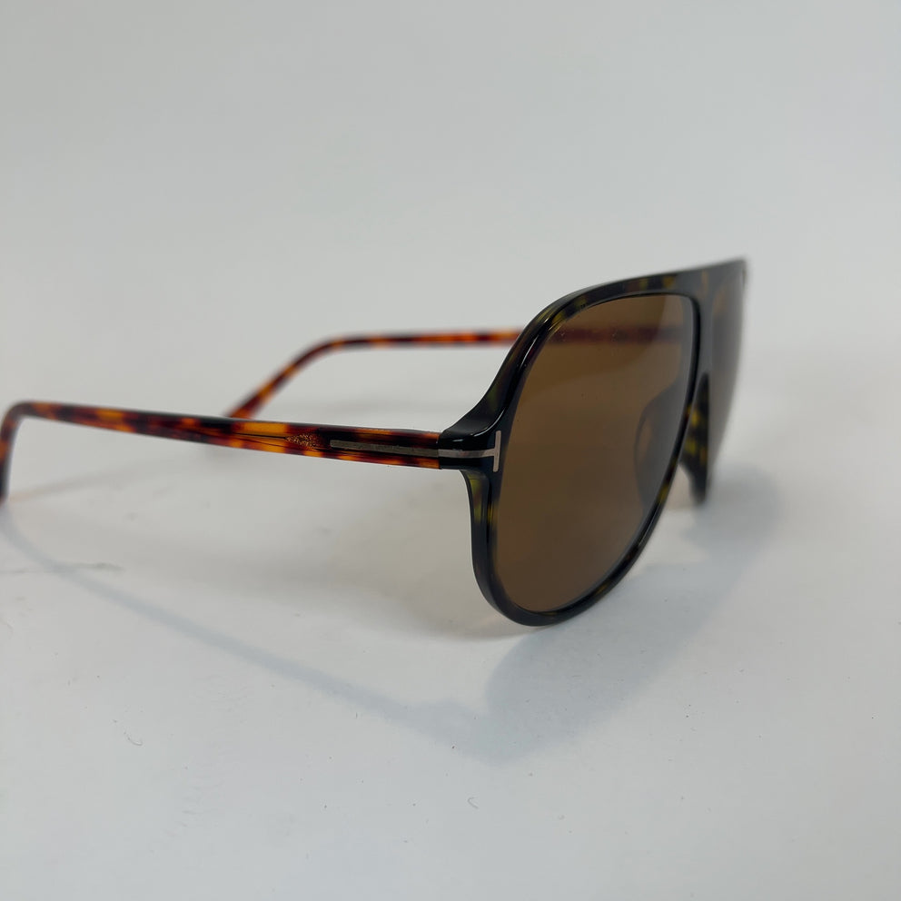Tom Ford Tortoise Aviator Sunglasses