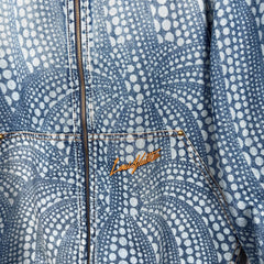 Louis Vuitton x Yayoi Kusama 'All-Over Pumpkin' Denim Zip-Up Jacket
