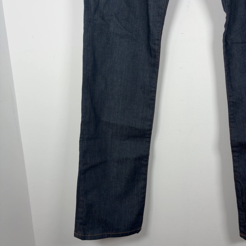 Versace Medusa Pocket Logo Straight Fit Denim Jeans