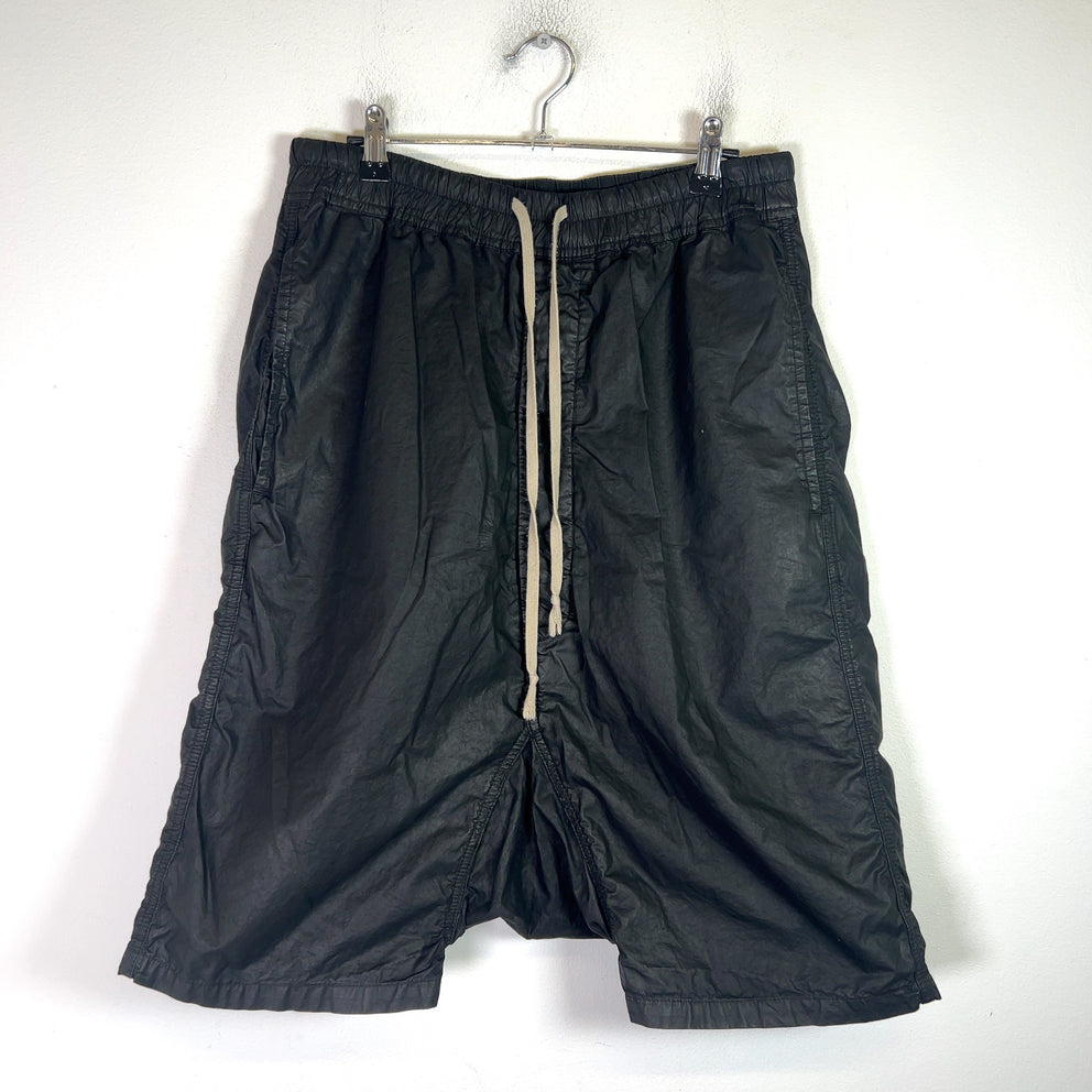 Rick Owens DRKSHDW SS15 Waxed Pod Shorts