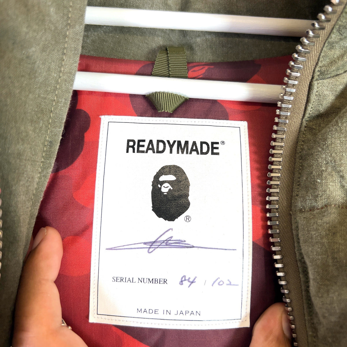 ReadyMade x Bape Tiger Shark Down Puffer Jacket